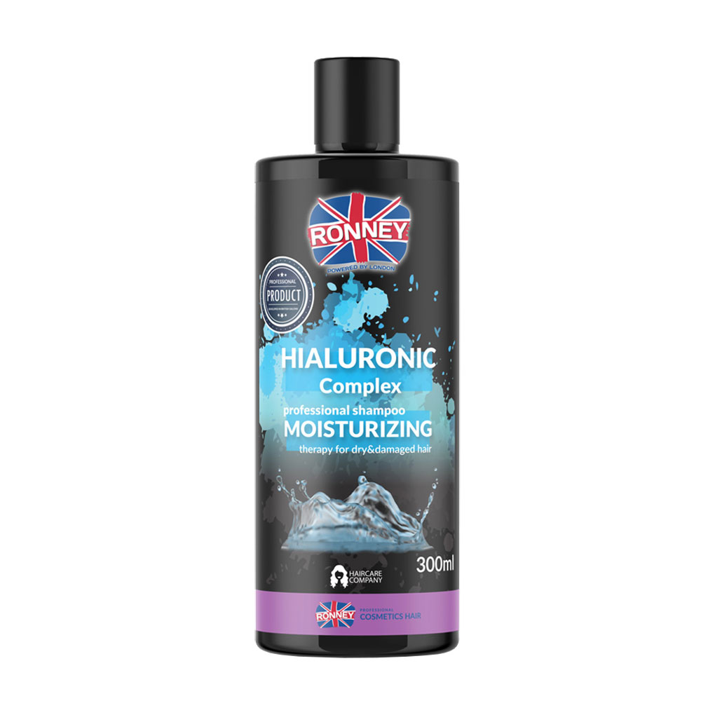 Шампунь Ronney Hialuronic Complex Moisturizing Shampoo для сухого та пошкодженого волосся, з гіалуроновою кислотою, 300 мл